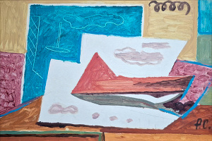 «Натюрморт с бумагами», 1968-1969