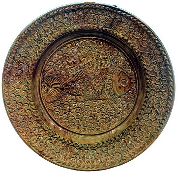 Таріль «Рибка», 1970-і, Опішня, Полтавщина