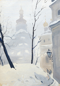 «Зимний туман. Киев. Лавра», 1970-е