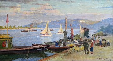 «Вітрильники на Дніпрі», 1948