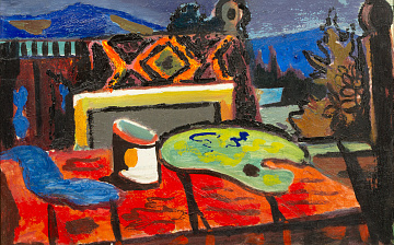 «Натюрморт з палітрою», 1970-і