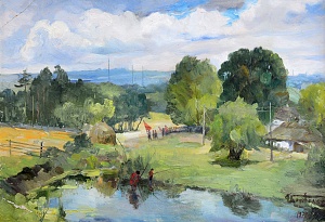 «Рыбаки в Клавдиево», 1973