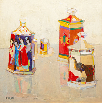 «Китайські горнятка на перлястому тлі», 2009