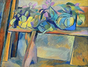 «Цветы на лавке», 1961