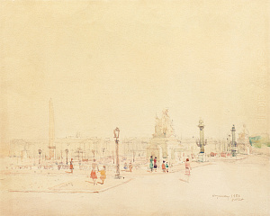 «Площадь Согласия. Париж», 1958