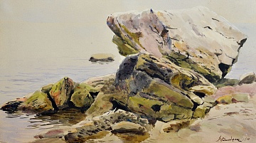 «Скелястий берег», 1900
