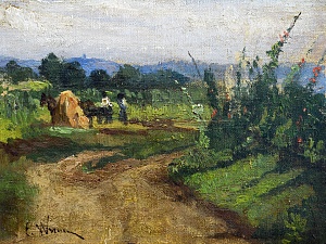 «Деревенский пейзаж», нач. ХХ в.