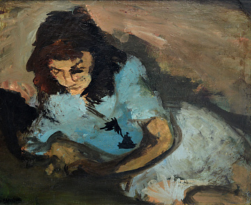 «Жінка в блакитному», 1940-і